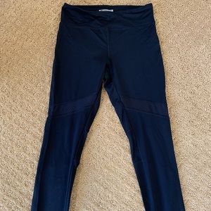 Netting designs on front &back, mesh behind knees